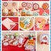 Vintage Blue Carnival Circus Birthday Party Package Personalized FULL Collection Set - PRINTABLE DIY - PS801CA1x
