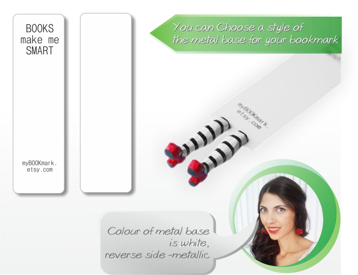 Set of 3 bookmarks. Wicked witch in the book, inspired by Wizard of OZ . Funny children gift. For her, him, all, office, host.