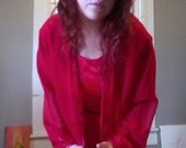 Sheer Red Cover up