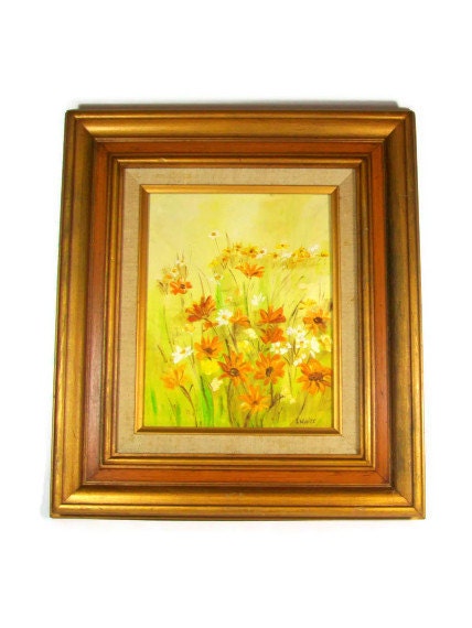 Original Painting Floral Painting Wild Flower Artwork Wall Art Paintings