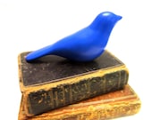 Bluebird sculpture handmade polymer clay sculpture decoration