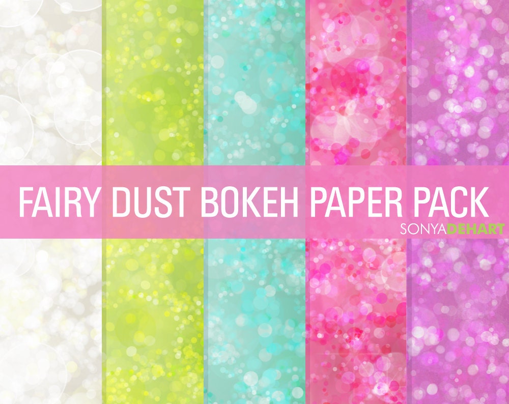 Buy 2 Get 1 FREE Bokeh Digital Papers Bokeh Textures Bokeh Paper Pack Instant Download Il_570xn