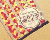 Pretty Handmade Confetti Tape -- Limited Edition "Daisy"