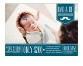 INSTANT DOWNLOAD - Father's Day Mini Session template - Photoshop template - E810