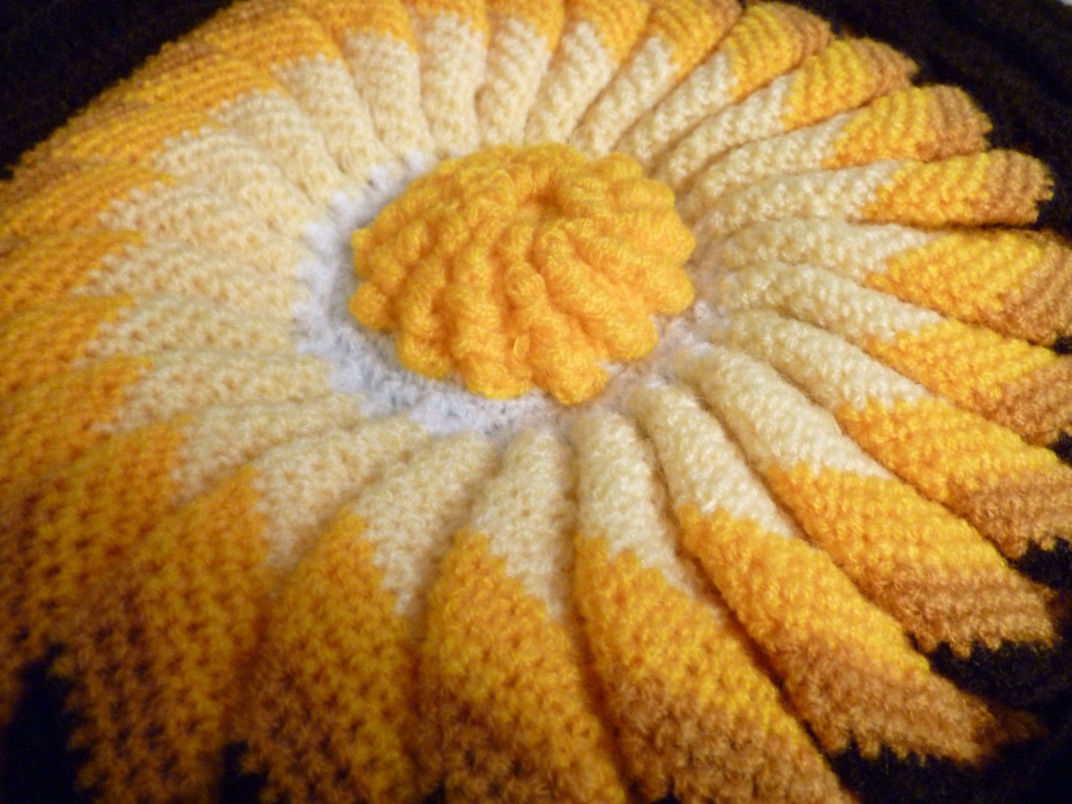 Vintage Knitted Pillow Cover