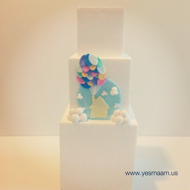 UP House Fondant Cake Topper
