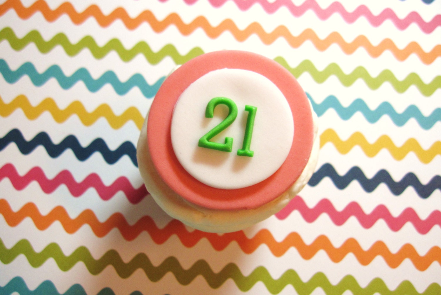 Number Age with two digits Fondant Cupcake Toppers for birthday or 1st birthday Il_170x135