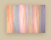 Original Acrylic Abstract Painting Large Fine Art on Gallery Canvas Titled: BUTTERFLY KISSES 30x40x1.5" by Ora Birenbaum