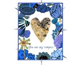 you are my compass print