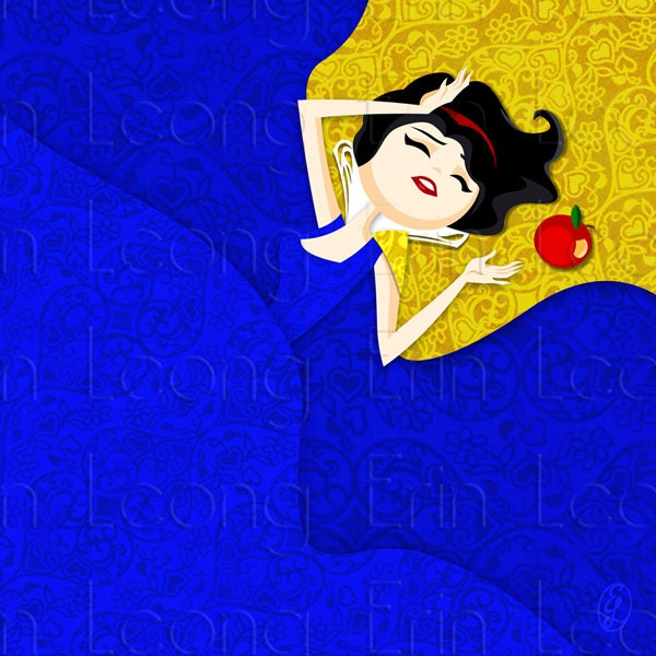 It Was The Apple: 8x8 Print