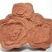 Orange Barite Stromatolite Fossil from Morocco Very Ancient Prehistoric Life