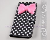 Case for iPhone 5, Iphone 5 Case, Iphone 5 cover, Lovely bow case