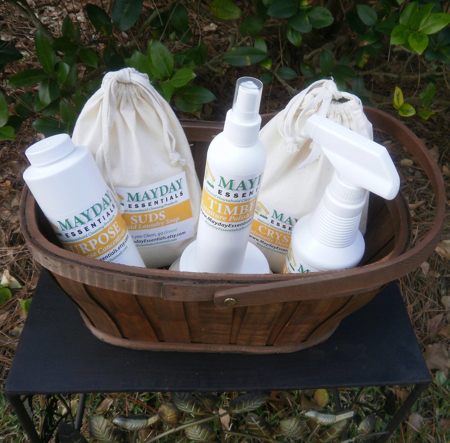 Natural Cleaning Basket Kit