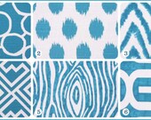 Blue.Pillow set 20x20  inches.Decorator Pillow Covers.Printed Fabric On Both Sides. Housewares. Throw Pillows.Cushion Covers