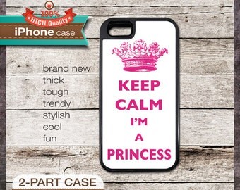 Keep Calm I'm A Princess TOUGH iPhone 4/4S or iPhone 5 Case