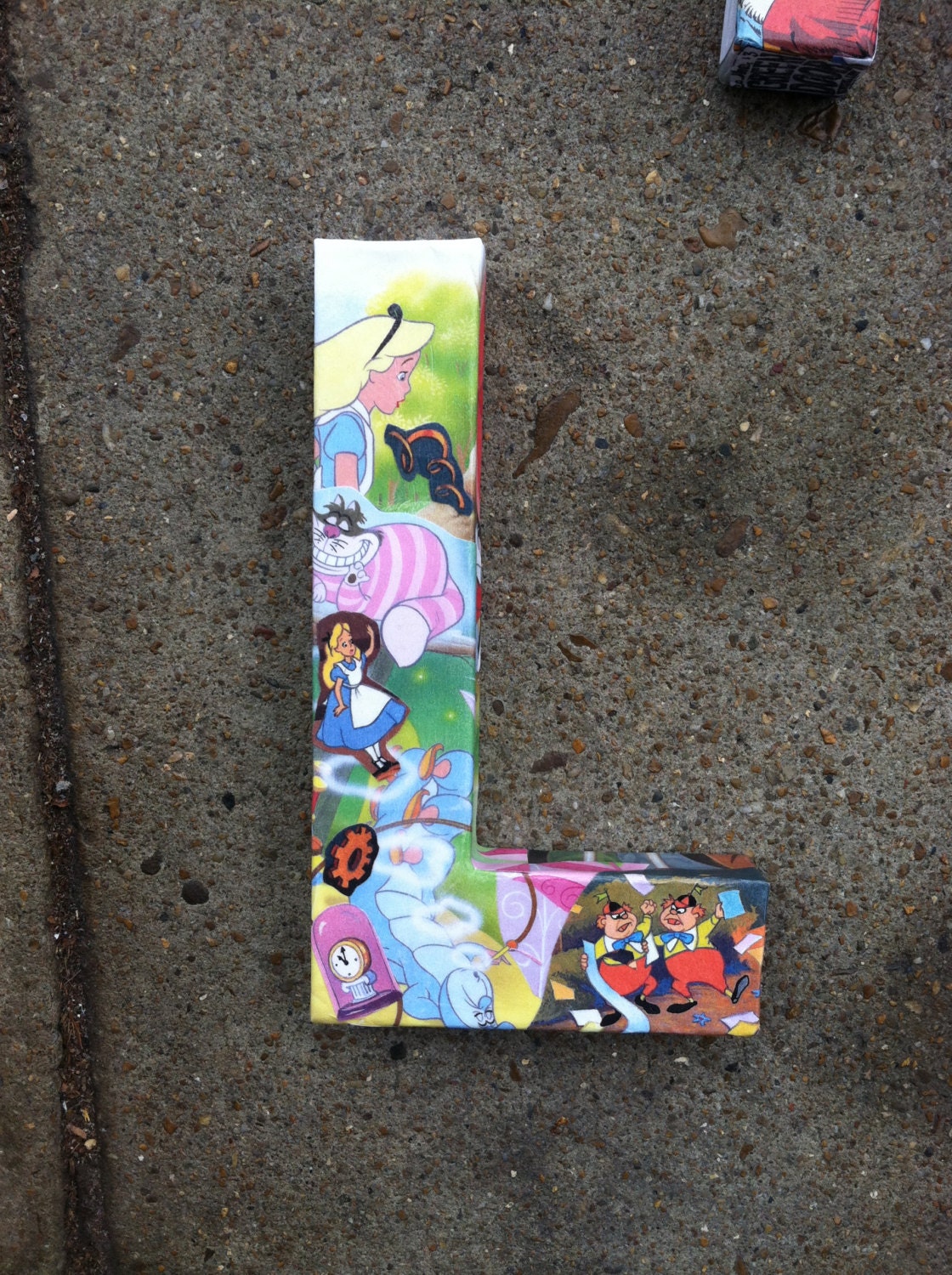 1 Small Custom Vintage Disney Letter. Aladdin, Beast, Monsters Inc, Peter Pan, Toy Story, Cars, Dumbo, Pinnochio, Lion King & more