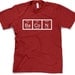 Chemistry bacon t shirt funny bacon shirt S-3XL