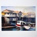 Pier 39. San Francisco.Original Oil Painting on canvas 20x16   250.00