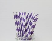 25 Purple Striped Straws with DIY Straw Flag PDF Il_170x135
