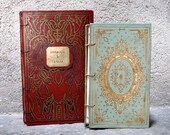 Unique Wedding Guest Books, Custom Sign In Book, Made from Upcycled Antique French Books