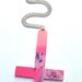 Baby Pink Unicorn Inverted Cross Laser Cut Necklace
