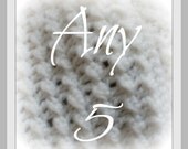 Choose Any 5 Patterns and Save Money