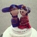 Custom (Traditional Cambodian Bride and Chinese Groom) Wedding Cake Toppers - Custom Made For Your Wedding
