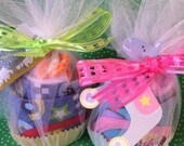 Baby Bib Cupcake Baby Shower Gift Baby Girl Baby Boy