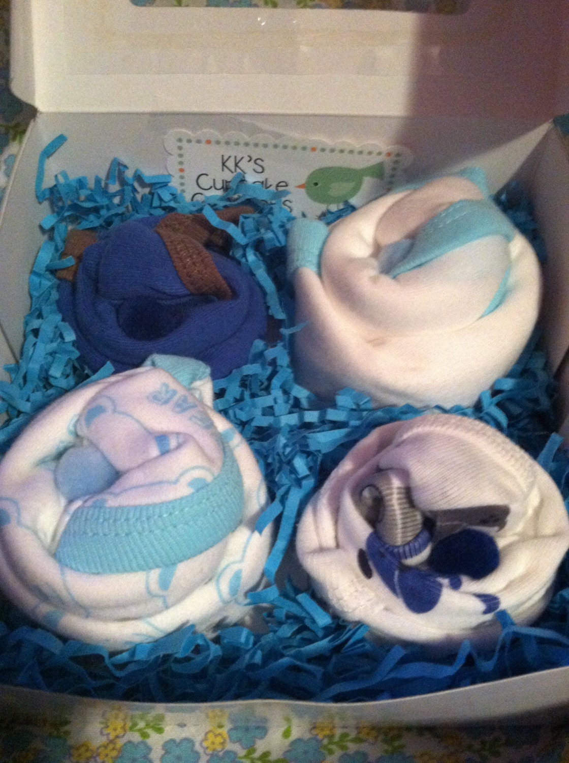 Baby Boy Onesie - Baby Boy Gifts - Baby Cupcake -Baby Gift Sets