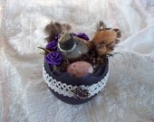 SPRING CLEARANCE     Shabby Cottage Bird Nest