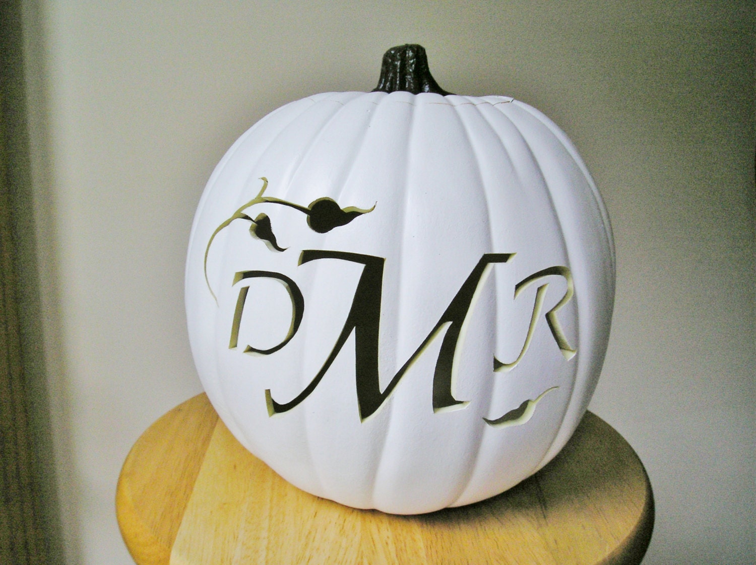 Custom Carved Pumpkin for Weddings and Fall Decorating