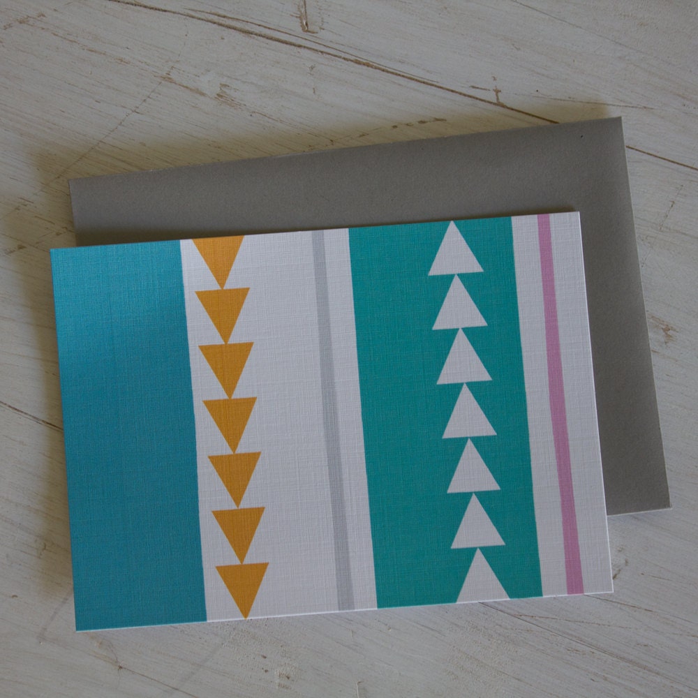 Little Geometries - Set of 3 Blank Cards