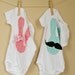 Swanky Shank Twin Bunnies Easter Onesies