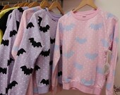 Hello Cavities Twinkle Twinkle Bat Sweatshirt in PINK