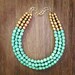 Gorgeous Mint and Gold Statement 
