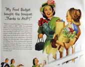 Vintage  A & P Food Store  Magazine Advertisment.