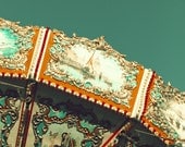 Carousel photography, carnival Photography, ferris wheel photography, Nursery art, Nursery Decor, nursery prints, turquoise, print