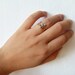 14k Gold Ring - Gold pearl ring - Delicate Gold Ring - Engagement Ring