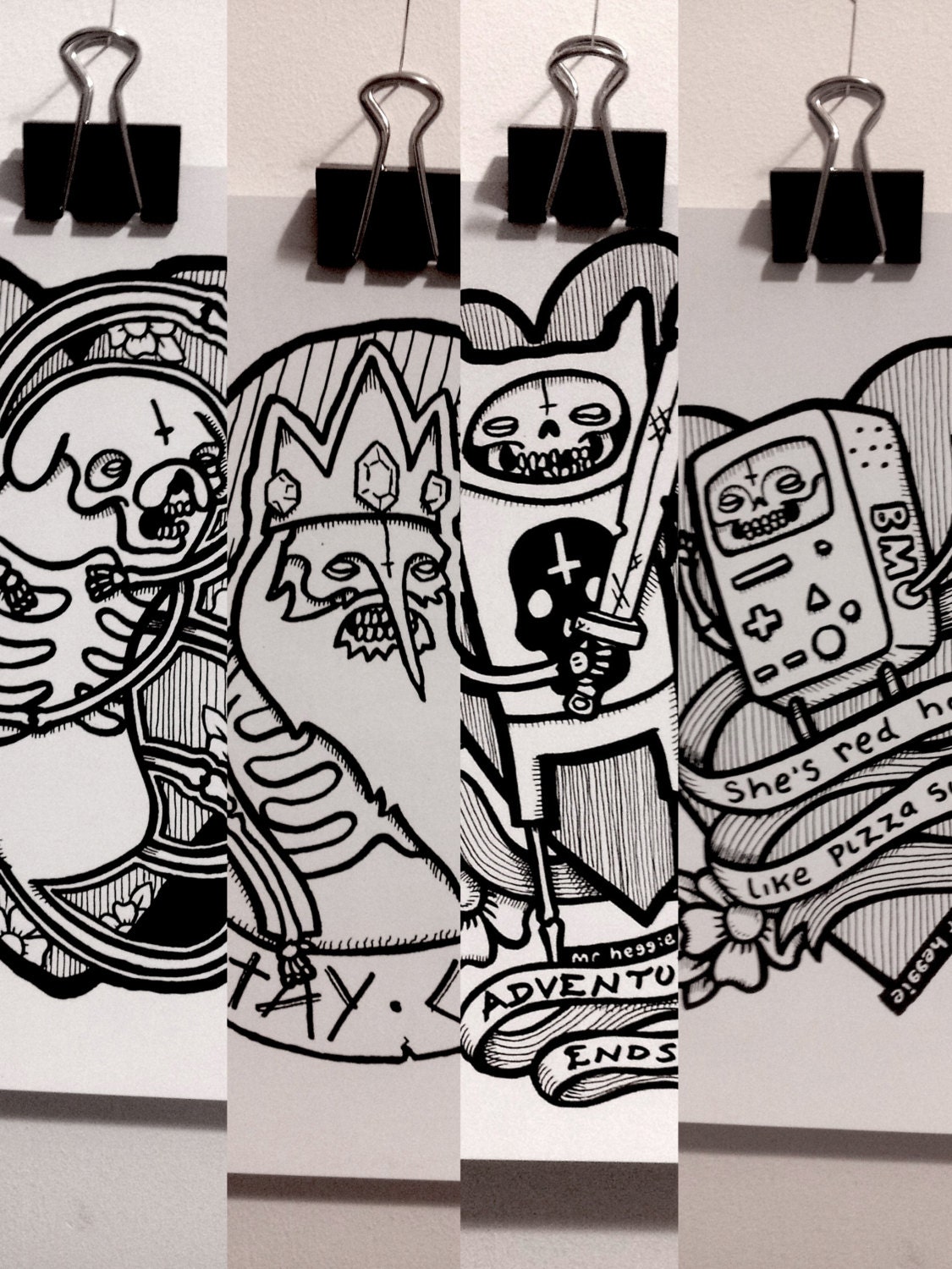 Adventure Time Graffiti Prints - FULL SET