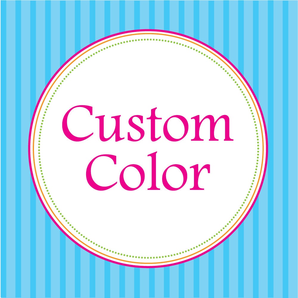 Custom Color Fee- Printables- Sweet Pop Studio