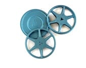 8mm Film Reels in Metal Case Adams
