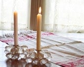 Vintage Candle Holder Set of Two
