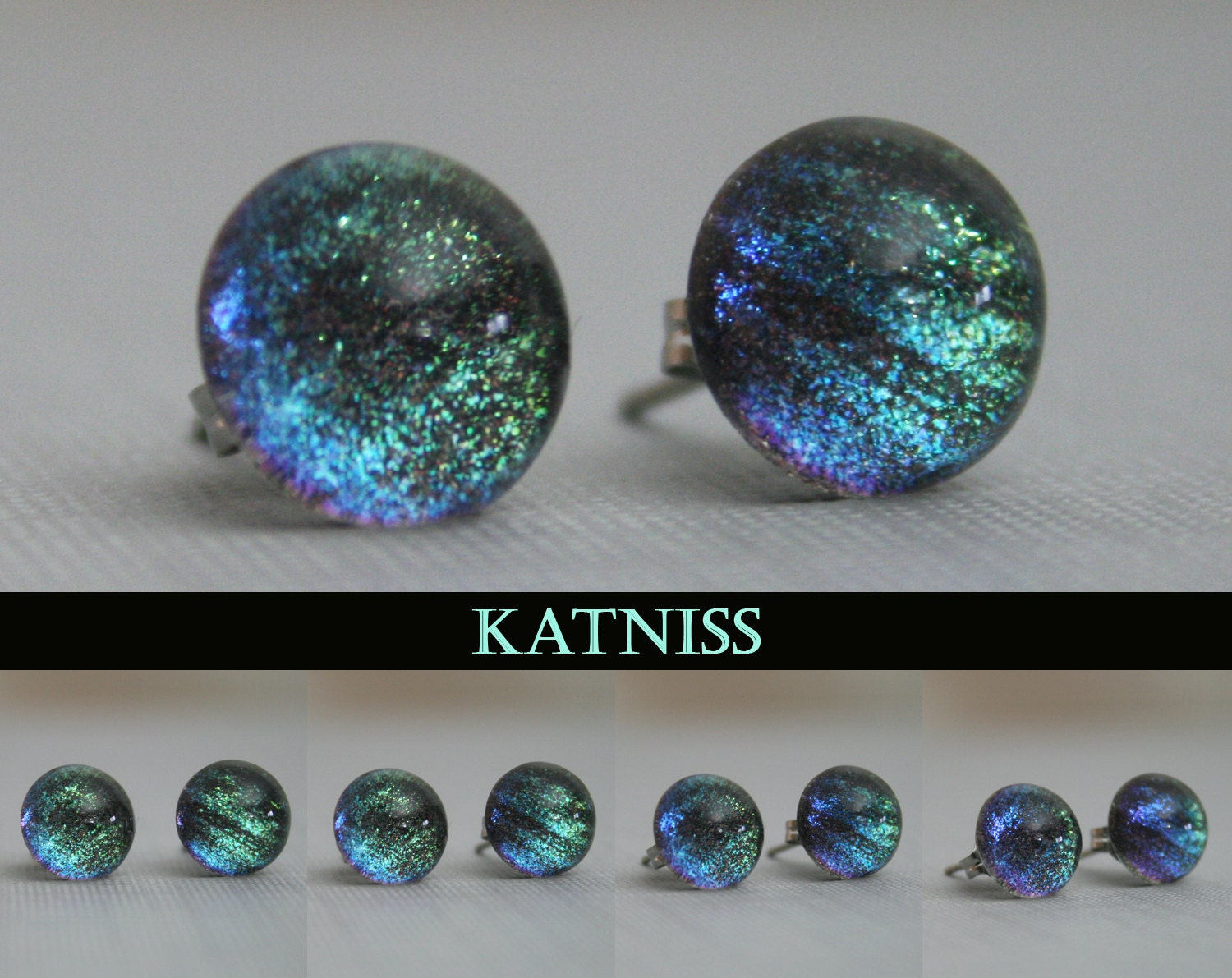 Katniss Inspired 10mm Stud Earrings