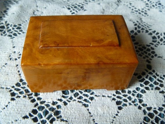 Handcrafted Birdseye Maple Box, Small and Lovely