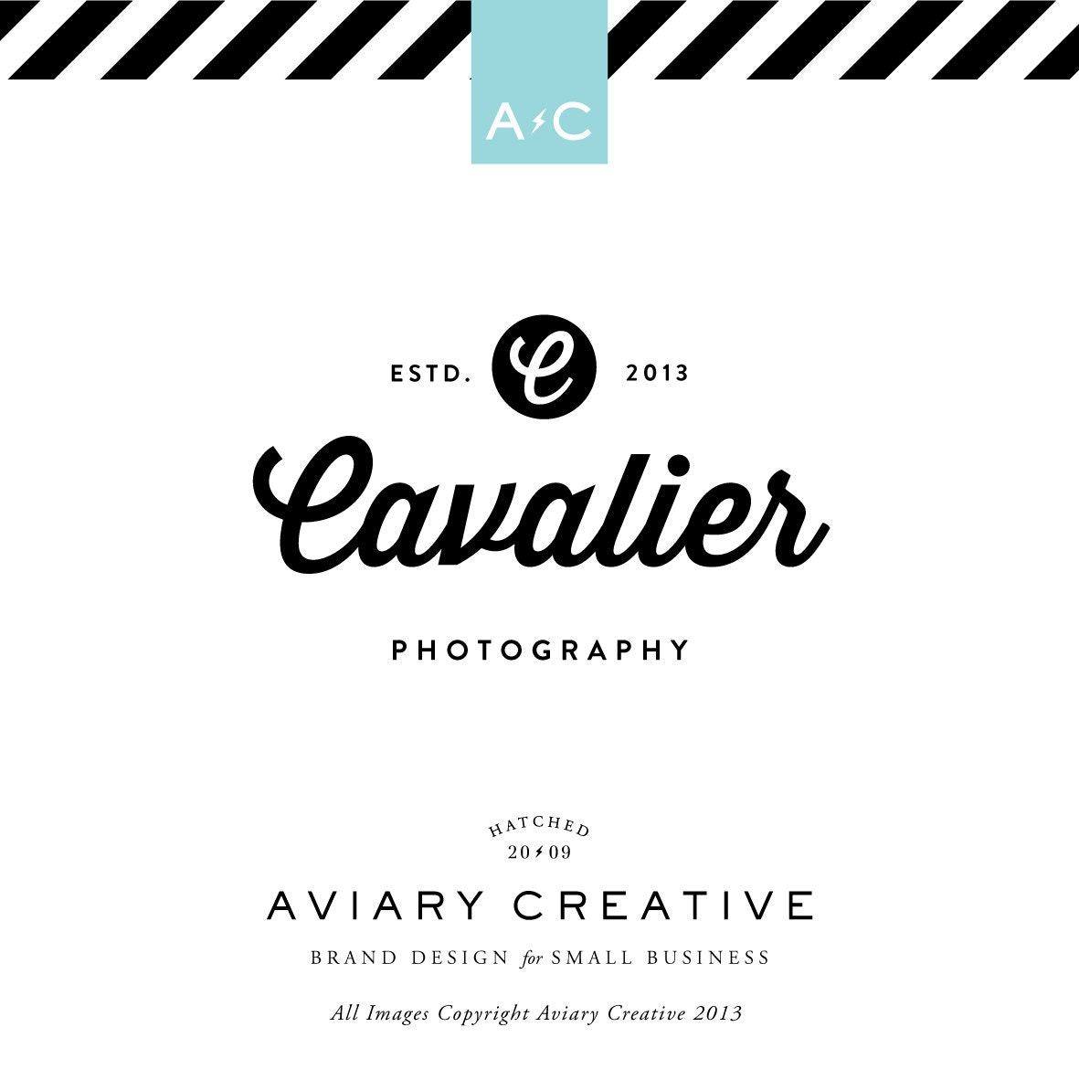 Pre-made Logo Design "Cavalier"  Boutique Graphic Design / Custom Branding