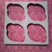 Cupcake holders. 3 pieces to hold 1 dozen standered cupcakes. FREE shipping.