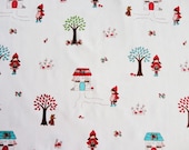 Riley Blake Fabric - 1 Metre Little Red Riding Hood Main in Red by Tasha Noel