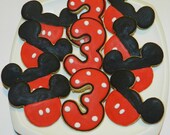 Personalized Mickey Mouse Cookies 1 dozen