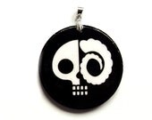 Hosho McCreesh - A Deep & Gorgeous Thirst Logo DrunkSkull fan pendant poems decoupage pendant gift for her under 20