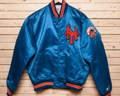 New York Mets Starter Brand Baseball Jacket L